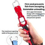 Gaff da pesca con scala, pinza multifunzionale per esche.