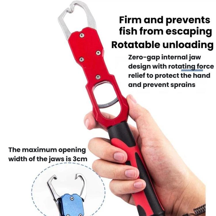 Gaff da pesca con scala, pinza multifunzionale per esche.