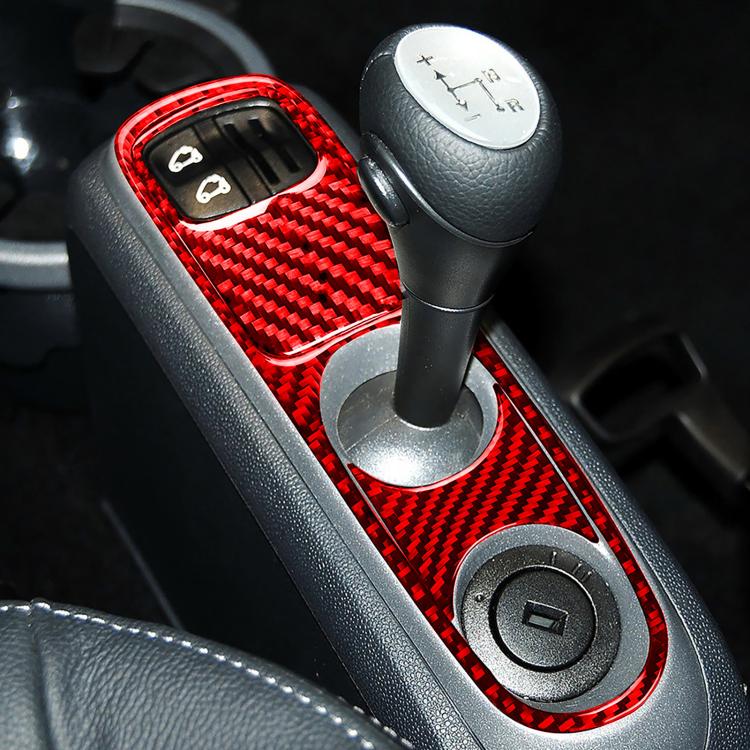 Set di 3 adesivi per leva del cambio tipo C per Mercedes-Benz Smart Fortwo 2011-2015.