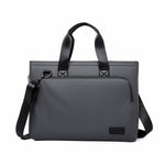 WEIXIER WD5667 Borsa porta laptop espandibile da uomo per laptop da 15,6 pollici, resistente all'acqua, borsa a tracolla per lavoro.