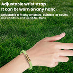Braccialetto repellente per zanzare portatile con oli essenziali di piante da esterno, Rose Gold With Green, Rose Gold With Purple, Rose Gold With Beige, Rose Gold With Black, Gunmetal Gray With Green, Gunmetal Gray With Purple, Gunmetal Gray With Beig...