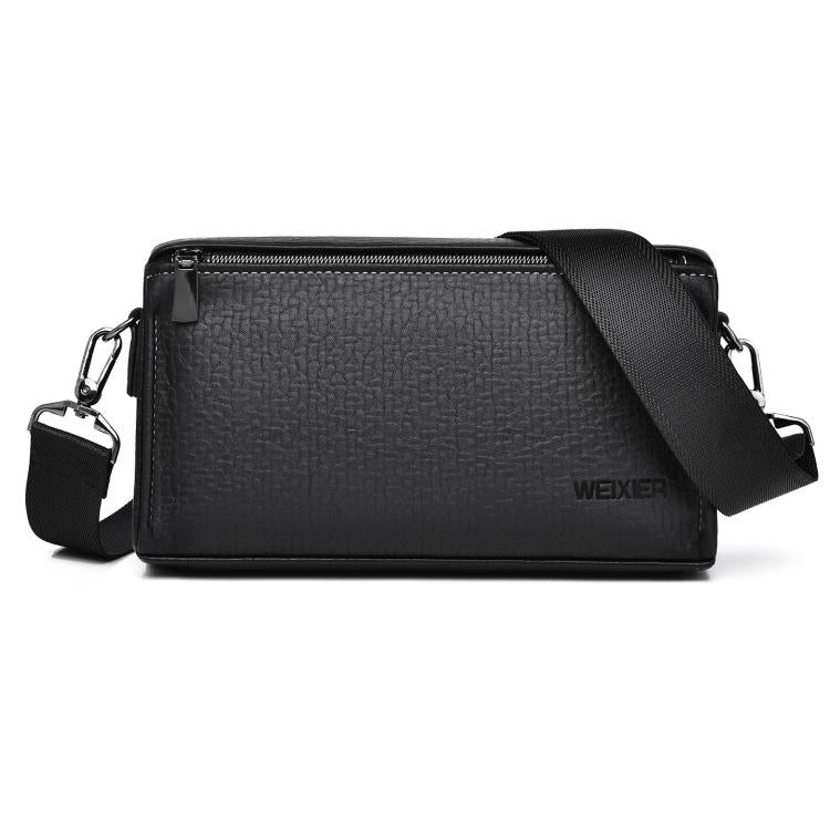 WEIXIER W133 Borsa a tracolla piccola da uomo, versatile pochette con 6 scomparti per carte, ideale per viaggi e uso quotidiano.