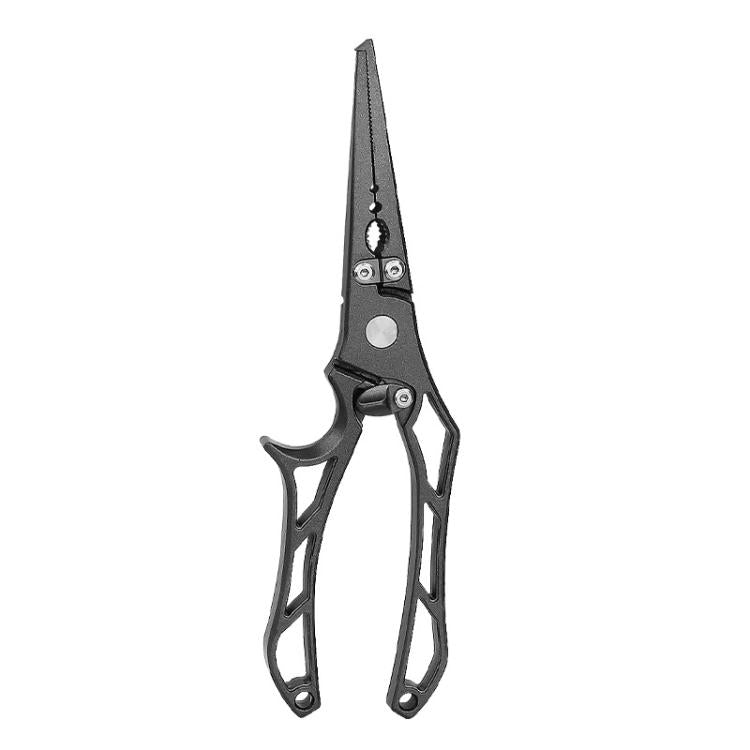 Pinza in acciaio inossidabile per tenere fermi i pesci, estrattore di ami ad anello aperto per la pesca con esche artificiali, Hollow Handle, With Storage Pouch