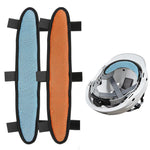 Casco da cantiere estivo con fascia frontale curva anti-attrito e assorbente del sudore.
