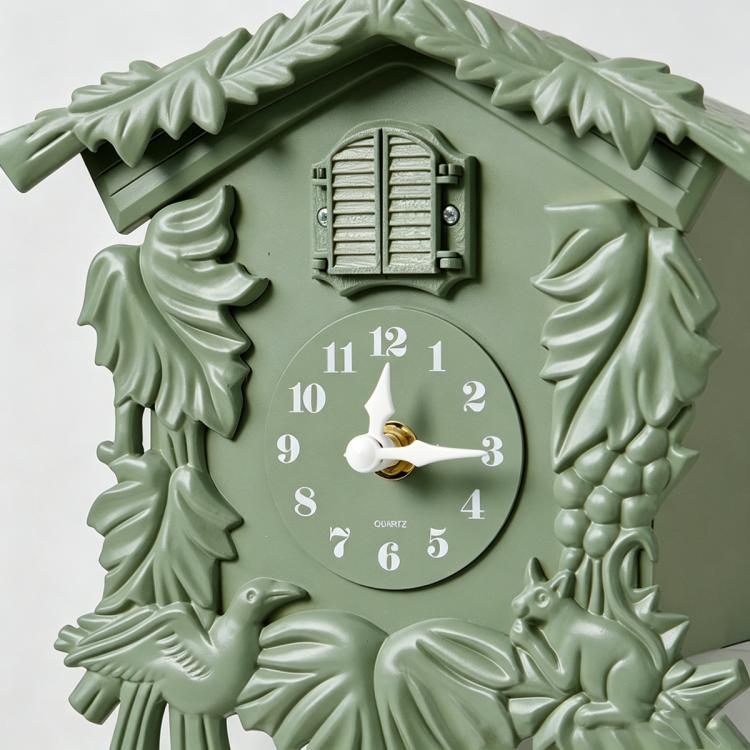 Orologio da parete vintage a cucù con suoneria di cinguettio di uccelli per arredare casa, soggiorno e camera da letto.