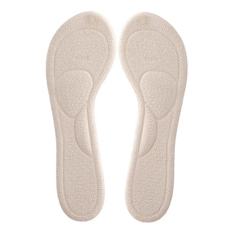 Soletta antiscivolo invisibile per mezze taglie da donna con tacco alto, Apricot Velvet, Black Velvet, Transparent