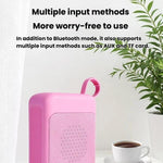 Mini altoparlante Bluetooth retrò con luci RGB, slot per scheda TF e chiavetta USB, audio da scrivania.