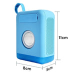 Mini altoparlante Bluetooth retrò con luci RGB, slot per scheda TF e chiavetta USB, audio da scrivania.