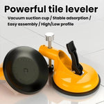 Strumento di livellamento a ventosa per regolare e fissare i giunti durante l'installazione di piastrelle e lastre di pietra., Single-claw