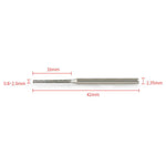 Punta da trapano in carburo di silicio, punta da trapano in giada, smeraldo e agata, punta diamantata allungata per smerigliatura, 0.8mm, 1.0mm, 1.2mm, 1.5mm, 1.8mm, 2.0mm, 2.5mm
