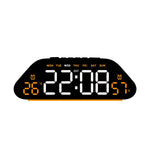 Sveglia digitale con ampio display a LED, 3 livelli di luminosità, funzione di attenuazione automatica, luce notturna d'atmosfera e timer.
