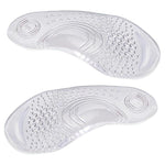 Soletta di supporto per l'arco plantare in silicone antiscivolo, ammortizzante, morbida, mezza soletta