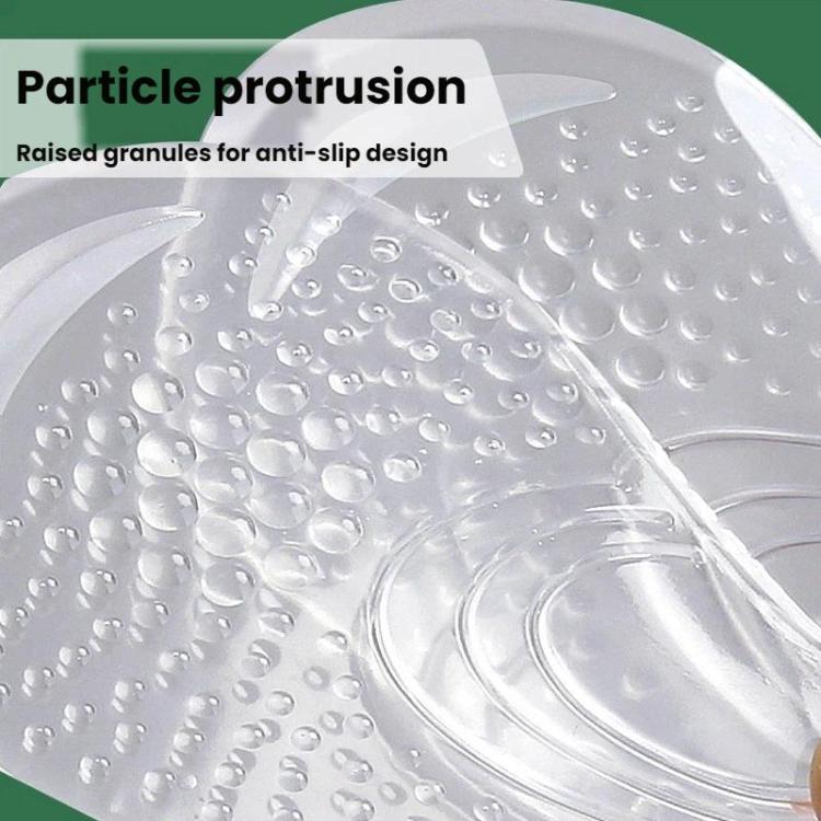 Soletta di supporto per l'arco plantare in silicone antiscivolo, ammortizzante, morbida, mezza soletta
