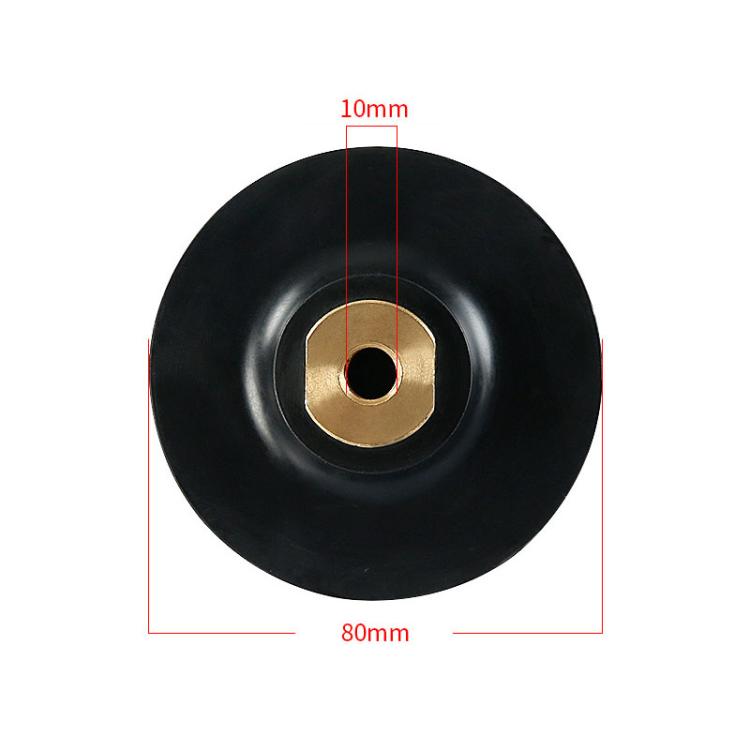 Testina abrasiva flessibile e pieghevole in gomma per smerigliatrice angolare con giunto morbido, disco adesivo, 3 inch 8cm M10, 3 inch 8cm M14, 3 inch 8cm M16, 4 inch 10cm M10, 4 inch 10cm M14, 4 inch 10cm M16
