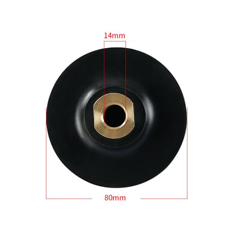 Testina abrasiva flessibile e pieghevole in gomma per smerigliatrice angolare con giunto morbido, disco adesivo, 3 inch 8cm M10, 3 inch 8cm M14, 3 inch 8cm M16, 4 inch 10cm M10, 4 inch 10cm M14, 4 inch 10cm M16