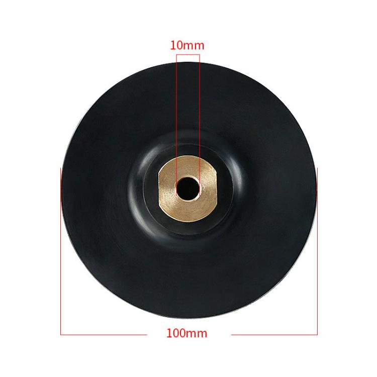 Testina abrasiva flessibile e pieghevole in gomma per smerigliatrice angolare con giunto morbido, disco adesivo, 3 inch 8cm M10, 3 inch 8cm M14, 3 inch 8cm M16, 4 inch 10cm M10, 4 inch 10cm M14, 4 inch 10cm M16