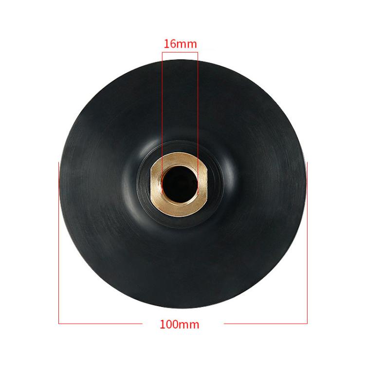 Testina abrasiva flessibile e pieghevole in gomma per smerigliatrice angolare con giunto morbido, disco adesivo, 3 inch 8cm M10, 3 inch 8cm M14, 3 inch 8cm M16, 4 inch 10cm M10, 4 inch 10cm M14, 4 inch 10cm M16