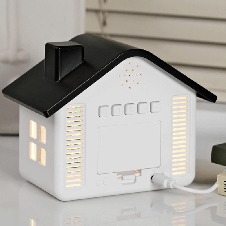 Sveglia digitale a forma di casa con luce notturna, doppia sveglia e funzione timer, 4 livelli di luminosità., GH9033 Black+Yellow Light, GH9033 Black+White Light, GH9033 Black+Red Light, GH9033 Black+Blue Light, GH9033 Black+Green Light               ...