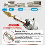 Conversione da smerigliatrice angolare a smerigliatrice diritta Accessori per smerigliatrice a mandrino, 3mm M10, 6mm M10, 3mm M14, 6mm M14