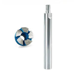 Disco abrasivo piatto diamantato da 2,5 mm per smerigliatrice angolare, piccolo disco abrasivo, Grinding Head, Grinding Head+4cm Extension Rod, Grinding Head+6cm Extension Rod, Grinding Head+8cm Extension Rod, Grinding Head+14cm Extension Rod