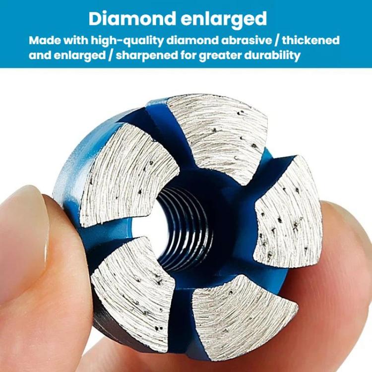 Disco abrasivo piatto diamantato da 2,5 mm per smerigliatrice angolare, piccolo disco abrasivo, Grinding Head, Grinding Head+4cm Extension Rod, Grinding Head+6cm Extension Rod, Grinding Head+8cm Extension Rod, Grinding Head+14cm Extension Rod