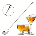Cucchiaio da tè o caffè con manico lungo in acciaio inox 304, LsCook 30cm