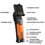 TESLONG WF200 WiFi HD Endoscope With LED Lights Handheld Industrial Inspection & Repair Borescope, Dual-Lens 8mm/5m