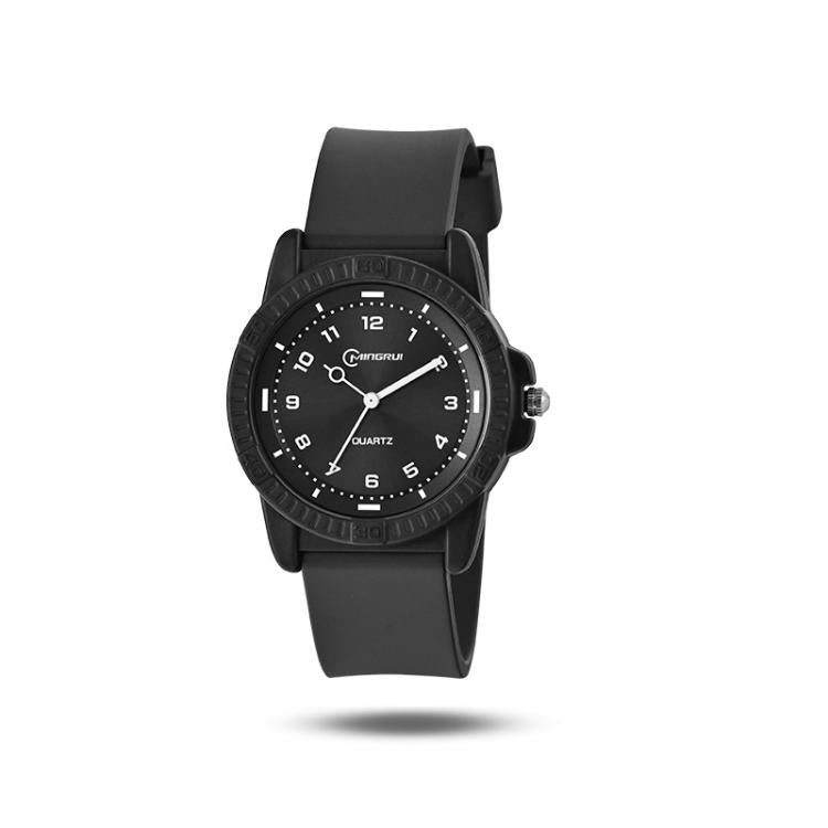 Orologio al quarzo MINGRUI per ragazzi, ragazze e studenti, impermeabile fino a 30 metri, orologio analogico minimalista con cinturino in morbido silicone.