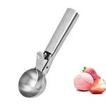 Paletta per gelato LsCook in acciaio inossidabile a doppio uso, paletta per palline di frutta