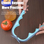 Apriscatole LsCook 4 in 1 per uso domestico, apribottiglie e lattine.