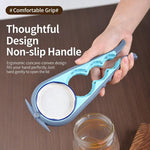Apriscatole LsCook 4 in 1 per uso domestico, apribottiglie e lattine.