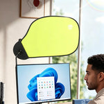 Parasole auto e ufficio antiriflesso con clip o ventosa 58x36 cm
