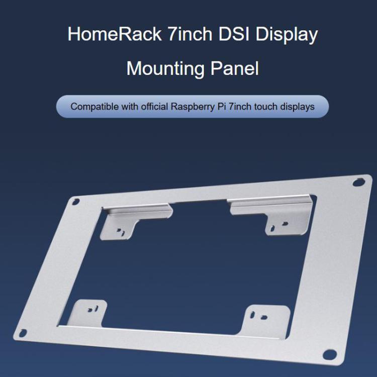 Pannello montaggio 3U per display DSI 7" Raspberry Pi