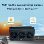 Ventilatore di scarico solare 3 in 1 per veicoli