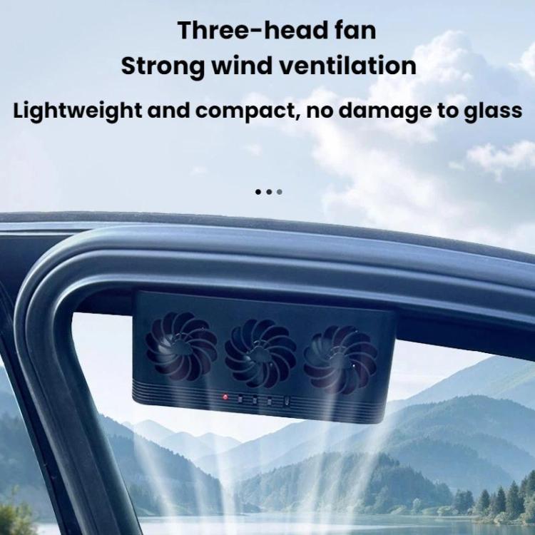 Ventilatore di scarico solare 3 in 1 per veicoli