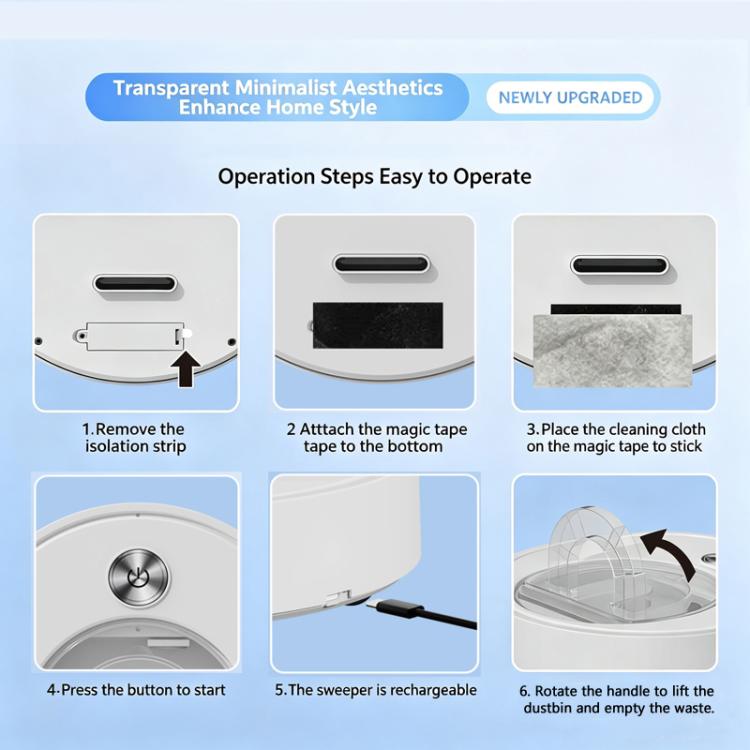 Robot aspirapolvere 3-in-1 con funzione lavapavimenti