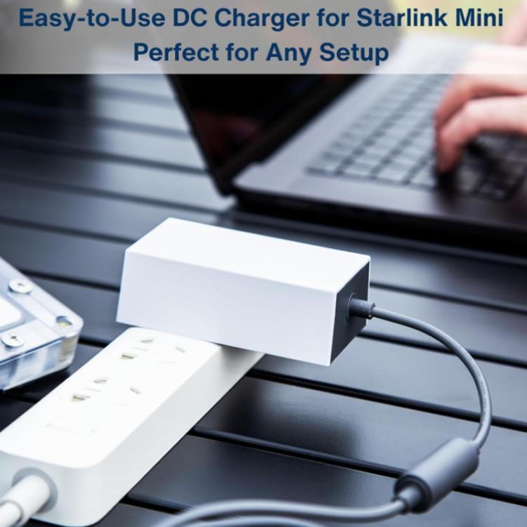 Adattatore di alimentazione CC impermeabile da 30 V 2 A per Starlink Mini, DC Adapter, EU Plug