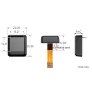 Tastiera LCD meccanica Waveshare da 0,85 pollici, pannello IPS, risoluzione 128 x 128, 65.000 colori, interfaccia di comunicazione SPI., Keycap White, Keycap Black, Module White, Module Black