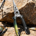 Pinze multifunzionali per esche, pinze da pesca in acciaio inossidabile, tagliafilo