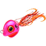 KATYUSHA Kabura Snapper Jig Head 3D Bionic Eyes Tai Rubber Lead Jigs per la pesca di fondo, cernie e orate, 60G, 80G, 100G, 120G