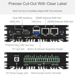 La scheda di espansione multifunzione CM5 Gigabit/2.5G Dual Ethernet supporta la comunicazione industriale RS485, il modulo 4G/5G e l'uscita video 4K., Waveshare 34251