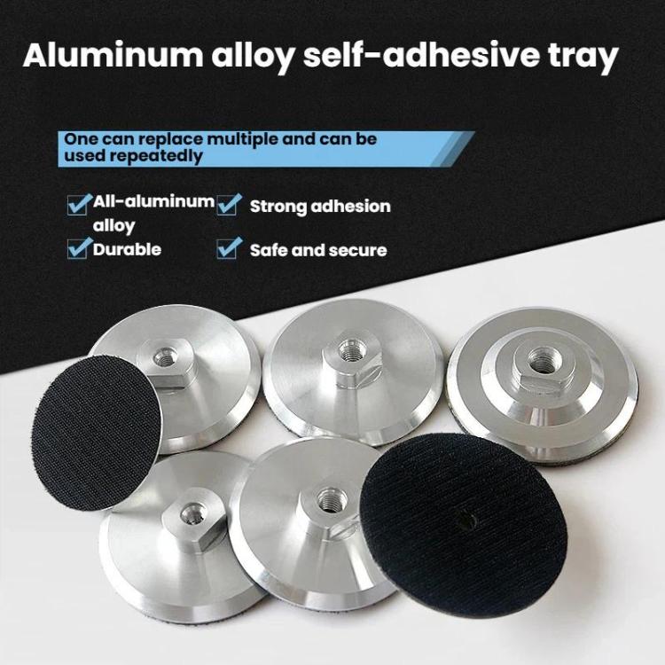 Dischi abrasivi a umido con supporto adesivo, vassoi autoadesivi in lega di alluminio con ventosa, teste per smerigliatrice angolare, 3mm Thickness 3 inch 8cm M10 Hole, 3mm Thickness 3 inch 8cm M14 Hole, 3mm Thickness 4 inch 10cm M10 Hole            ...