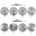 Dischi abrasivi a umido con supporto adesivo, vassoi autoadesivi in lega di alluminio con ventosa, teste per smerigliatrice angolare, 3mm Thickness 3 inch 8cm M10 Hole, 3mm Thickness 3 inch 8cm M14 Hole, 3mm Thickness 4 inch 10cm M10 Hole            ...