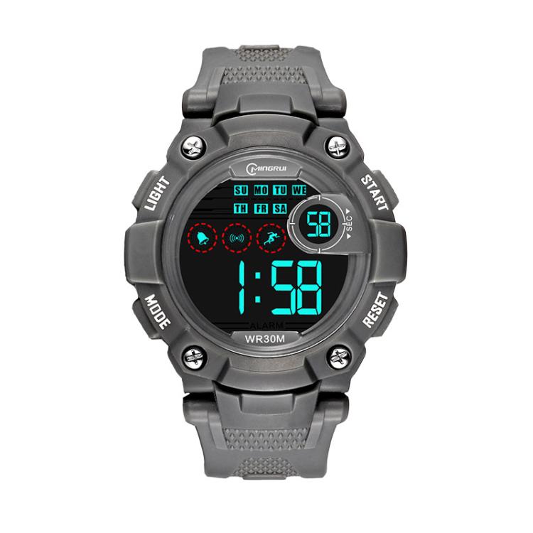 Orologio sportivo digitale per bambini MINGRUI, impermeabile, luminoso, da polso per attività all'aperto, con sveglia, cronometro e calendario.