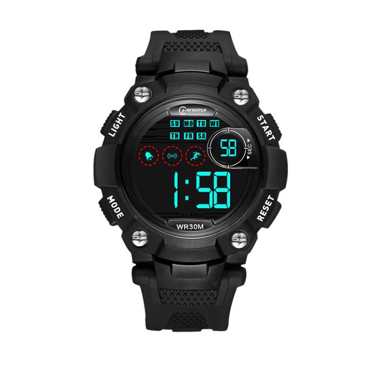 Orologio sportivo digitale per bambini MINGRUI, impermeabile, luminoso, da polso per attività all'aperto, con sveglia, cronometro e calendario.