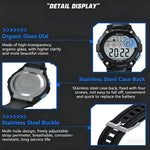 Orologio sportivo digitale per bambini MINGRUI, impermeabile, luminoso, da polso per attività all'aperto, con sveglia, cronometro e calendario.