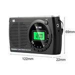 Radio stereo FM/AM/SW con display LCD e orologio
