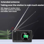 Radio stereo FM/AM/SW con display LCD e orologio