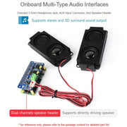 Scheda audio DA7212 I2S per Raspberry Pi, codifica/decodifica stereo, Waveshare 34213