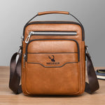 WEIXIER D1107 Borsa a tracolla verticale da uomo in pelle PU